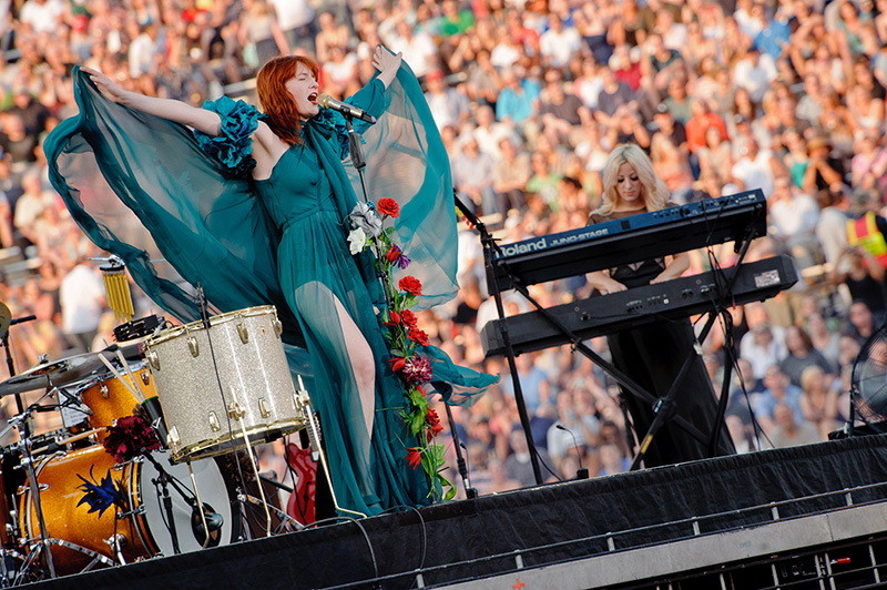 Music festival photography